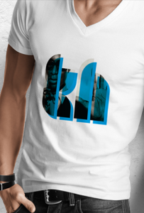t-shirt met KH MUSIC beeldmerk | Sterk Merk logo's, huisstijlen en websites