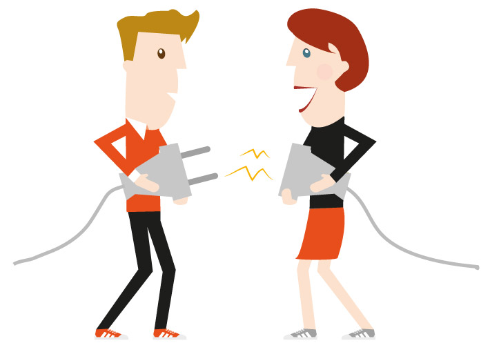communicatie en vormgeving - tekening Breinwave